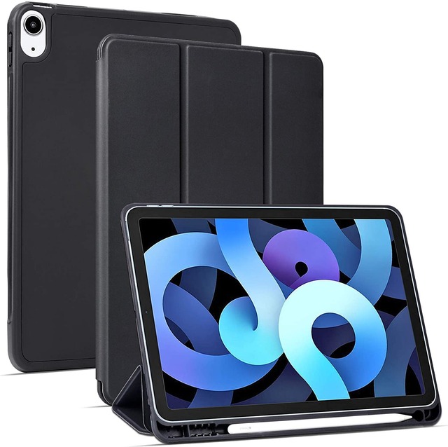 Panda Baby iPad ケース Apple Pencil収納 第10~11世代/A16対応 ブラック