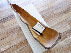 チーク無垢材 大型プリミティブボウルN66cm 小物入れ 菓子鉢 サラダボウル 入れ物 自然な様 ナチュラル 世界三大銘木