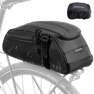 【人気】自転車サイドバッグ 自転車バッグ 大容量 キャリアバッグ パニアバッグ 多機能 収納力 防水 取り付け簡単 男女兼用 キャリアバッグ 反射テープ