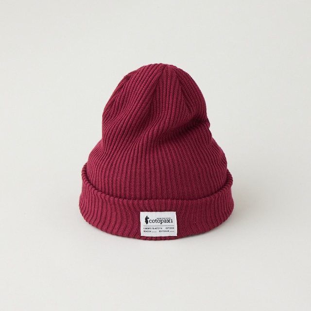cotopaxi(コトパクシ) Wharf Beanie - Cotopaxi Patch - Burgundy