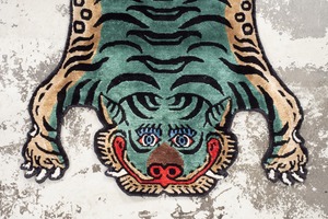 Tibetan Tiger Rug 《Sサイズ•シルク155》チベタンタイガーラグ