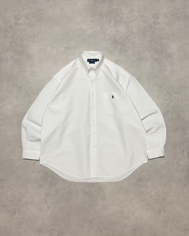 【VINTAGE】1990’s “Ralph Lauren” BIG SHIRT Oxford Button Down Shirt