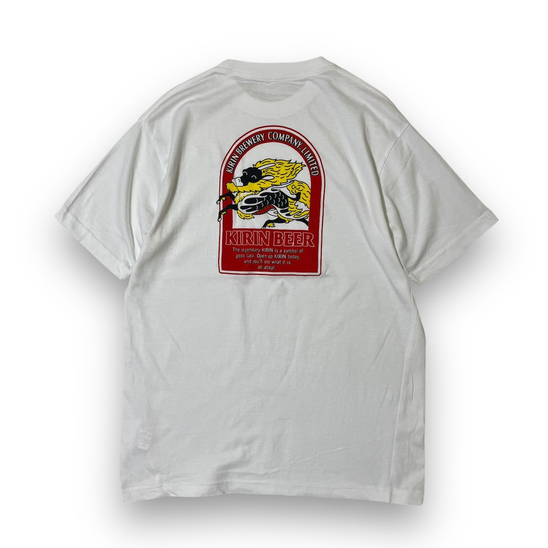 00sHanes Kirin BeerTシャツキリンビール企業ホワイト白美品古着 2026