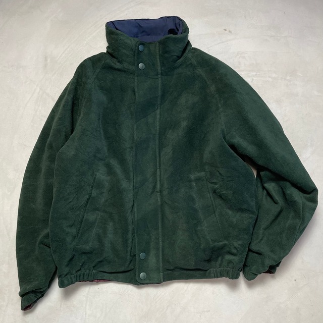 NAUTICA ノーティカ リバーシブル フリース×ナイロンジャケット メンズ 