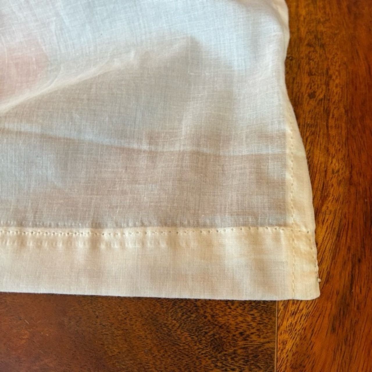 TOPANGA Homefurnishing India Cotton Voile curtain インド コットンボイルカーテン 110×240cm ホワイト 白 綿 ナチュラル 間仕切り 掃き出し窓 ベランダ レースカーテン 薄手 カーテンポール 暖簾