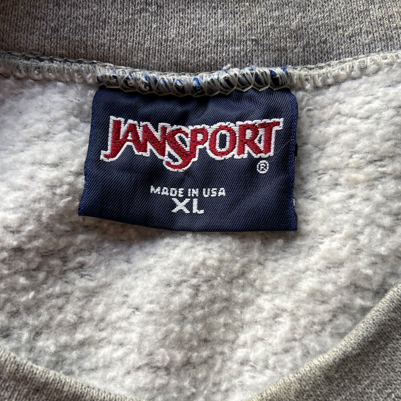 90年代 USA製 JANSPORT カレッジロゴ プリント スウェットシャツ 