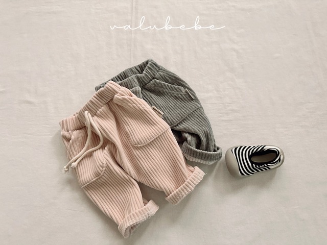 【予約】Kato Rib Pants (Bebe)