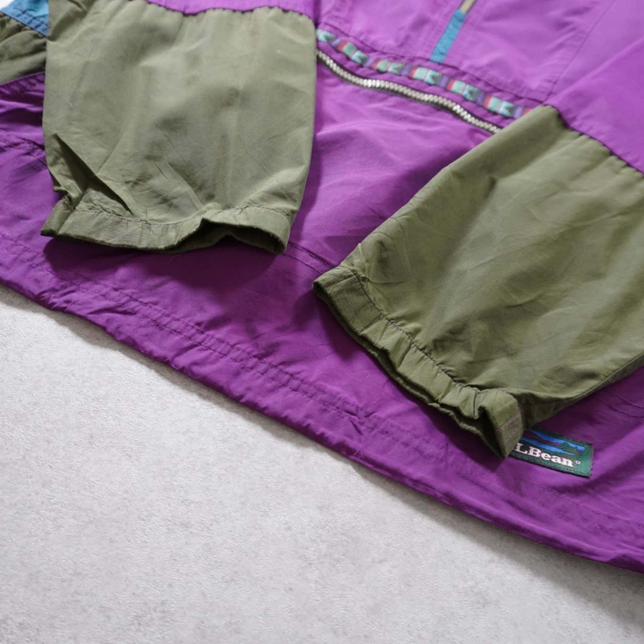 90s L.L.Bean Tyrolean Tape Anorak M 古着 - 6