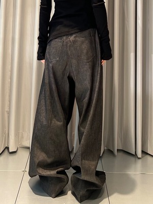 【26AW | WOMEN】AKIKOAOKI アキコアオキ / パンツ /  Denim combi trousers
