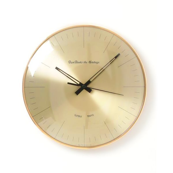 RETRO-FUTURE WALL CLOCK | BamBooks the Heritage
