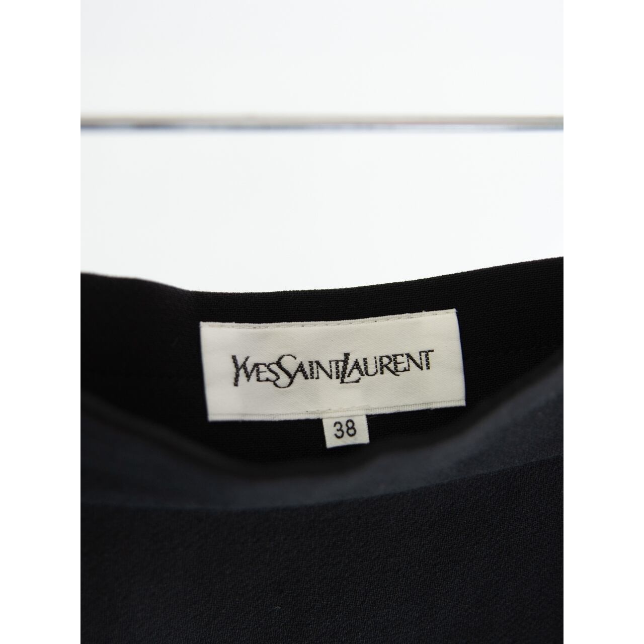 【YVES SAINT LAURENT】100% Wool 2Tuck Skirt（イヴ・サンローラン ツータックウールスカート）