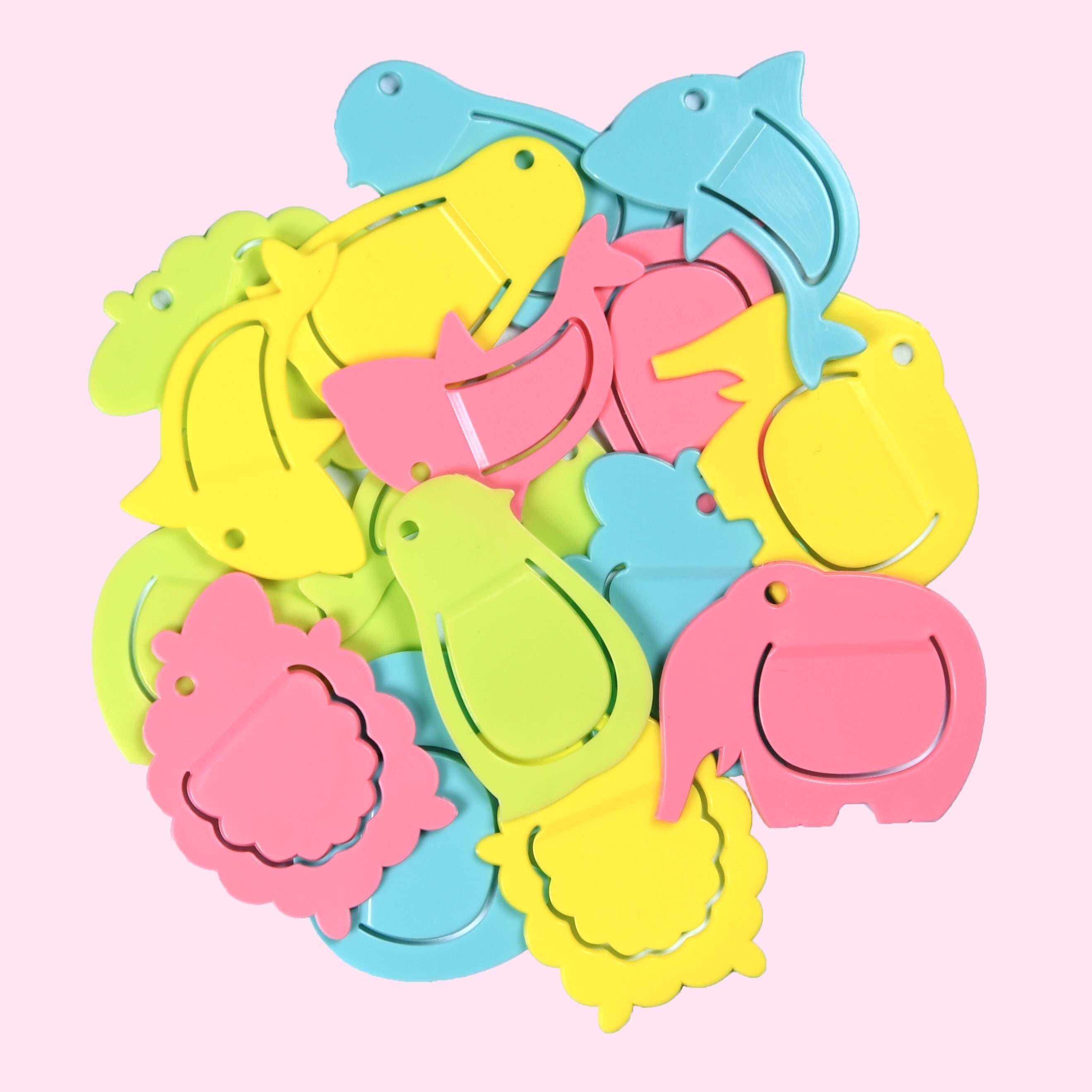 ミニアニマルクリップ(コットンキャンディ)