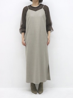 アナスタシアミルドキャミワンピース(ベージュ)