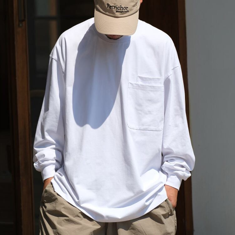 ★DOUBLE POCKET SIMPLE BASIC T-SHIRT　　　23254