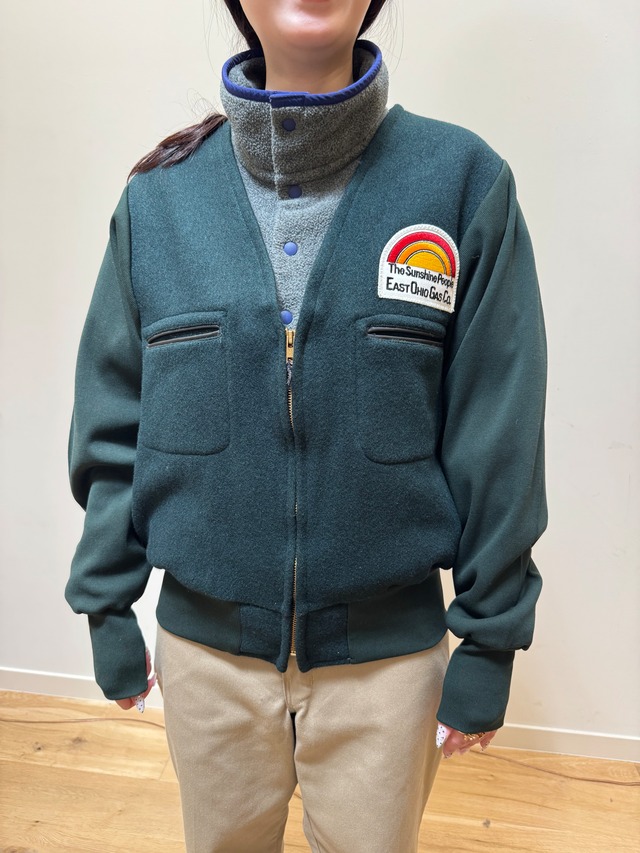 JK5-7 USED  MIX JACKET -D.GREEN-✳︎