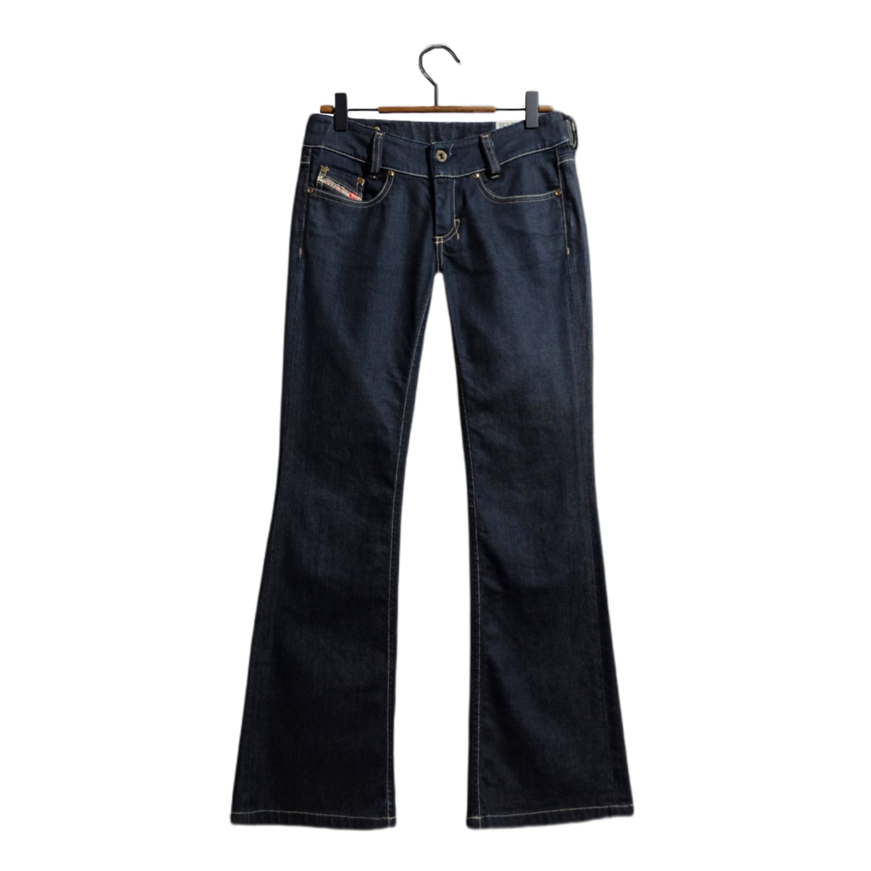 diesel】used clothing flare denim flare pants indigo