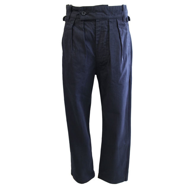 FUJITO (フジト ）WF1-P60　 GURKHA PANTS グルカパンツ ヘリンボーン　　- NAVY-