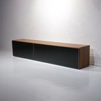 BoConcept ボーコンセプト LUGANO ルガーノ テレビボード TVボード AVボード ローボード 木製 ガラス扉 モダン ホテルライク ラグジュアリー