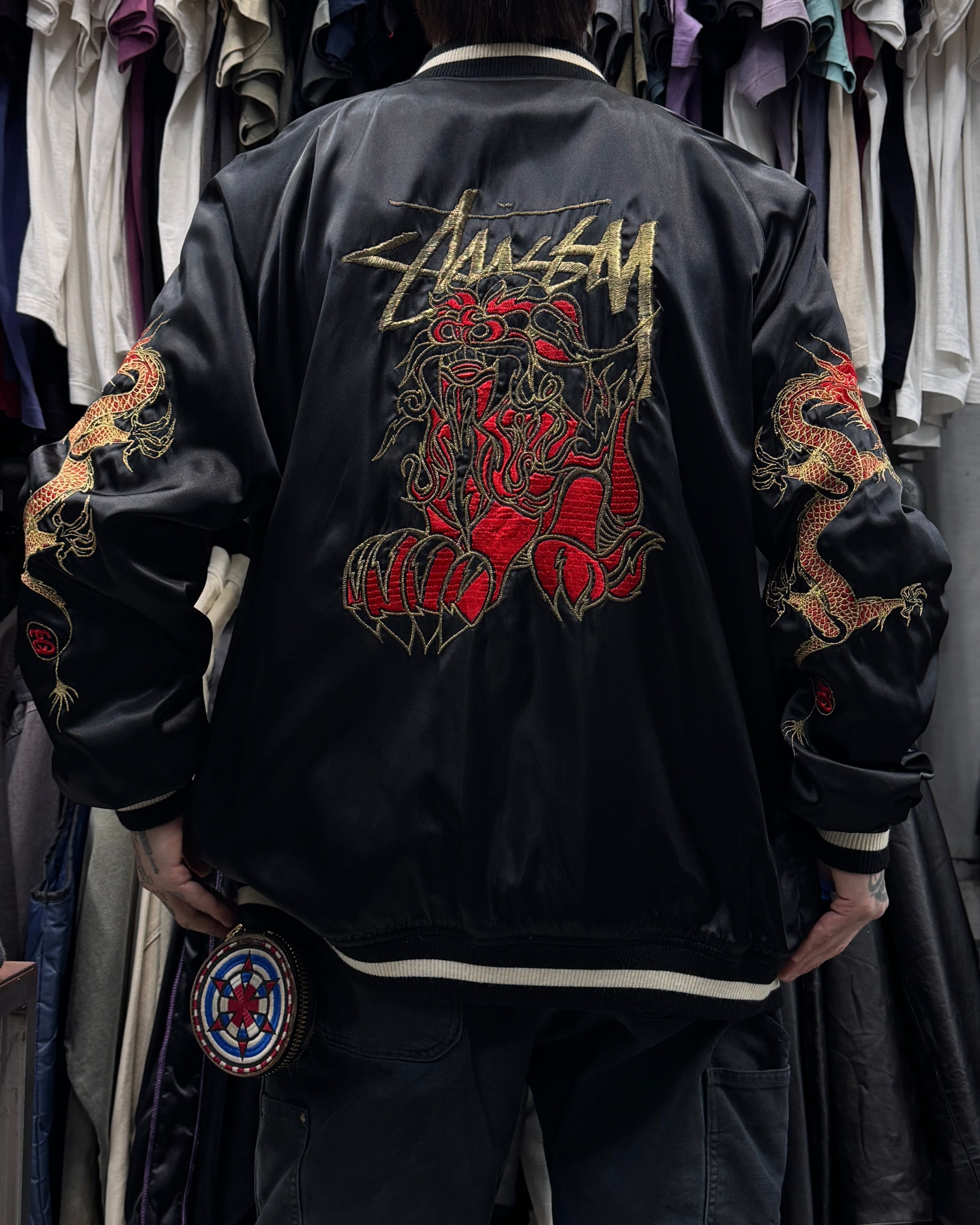 Special!!】00's old stussy Souvenir Jacket “スカジャン” 【高円寺