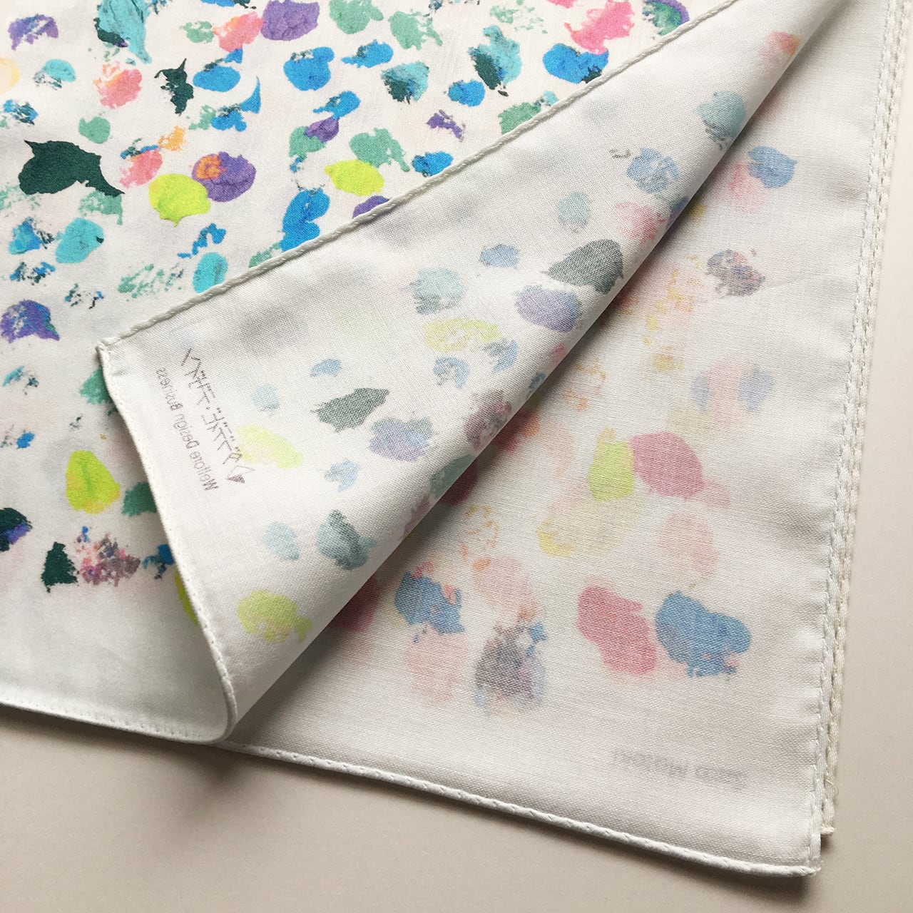 アートハンカチ【Square world】 NO.5：カラフル | ダブディビ