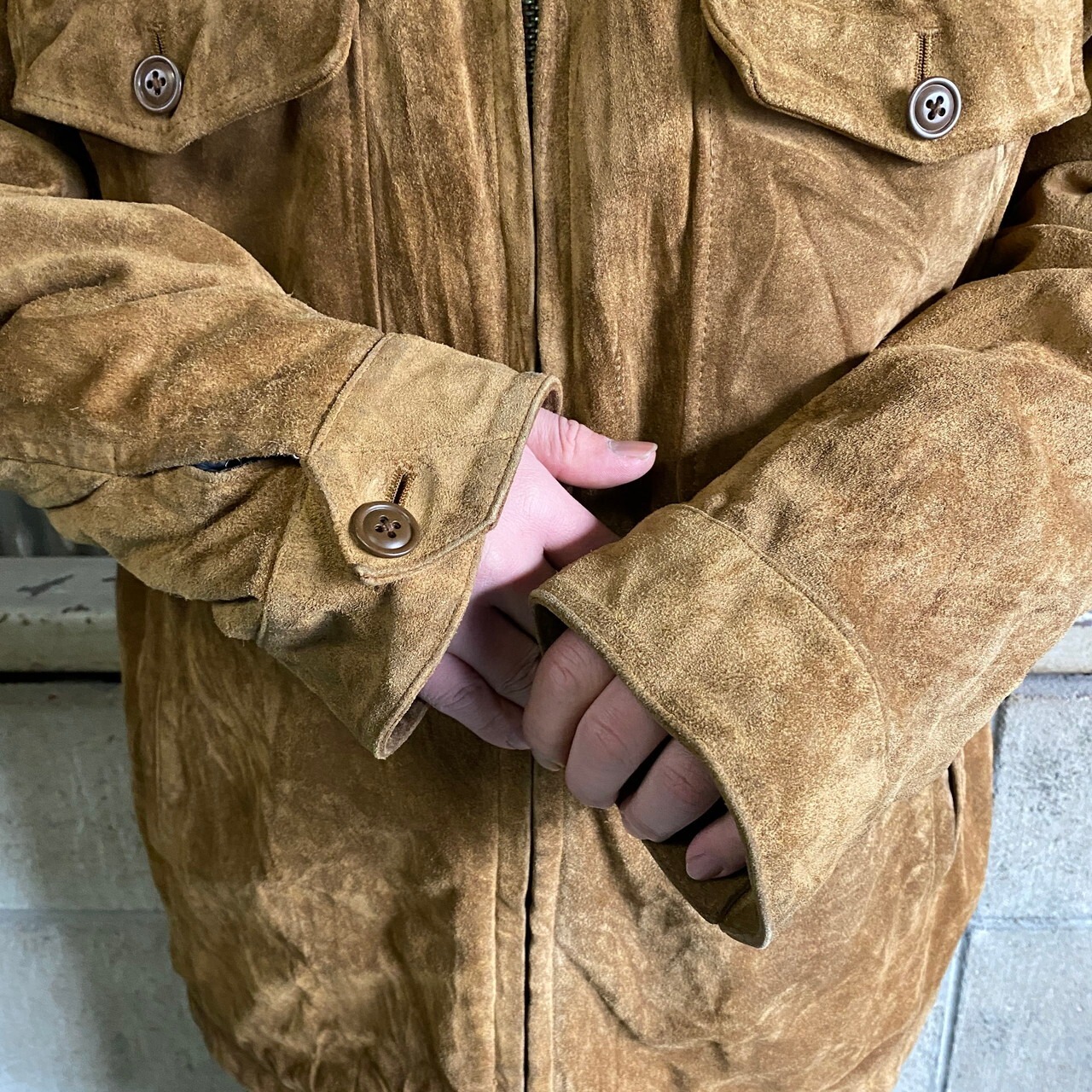 OLD GAP オールドギャップ ボアライナー スエード レザージャケット 