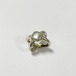 Old 925 Silver Cross & Square Ring