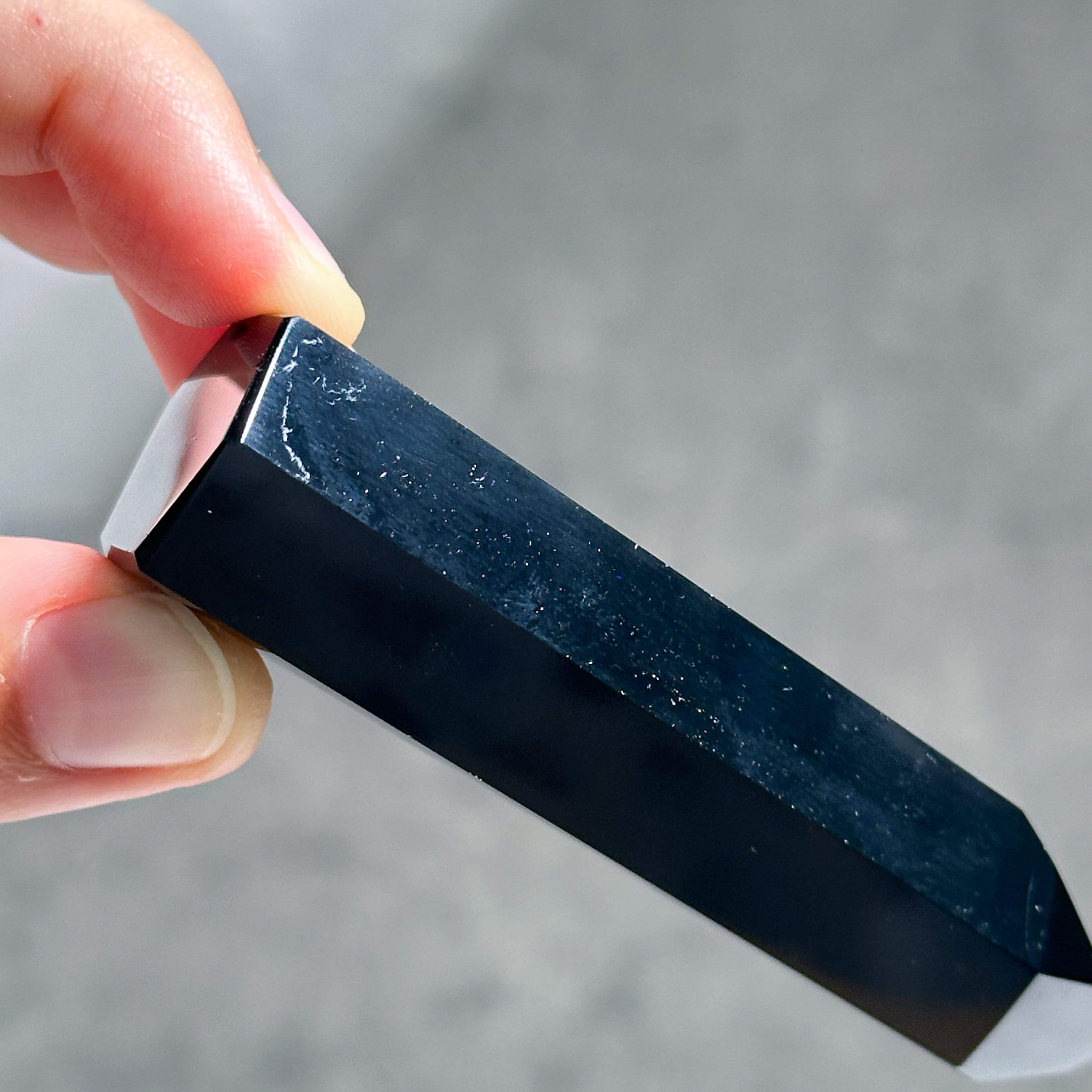 オブシディアン タワー型11◇ Obsidian ◇天然石・鉱物