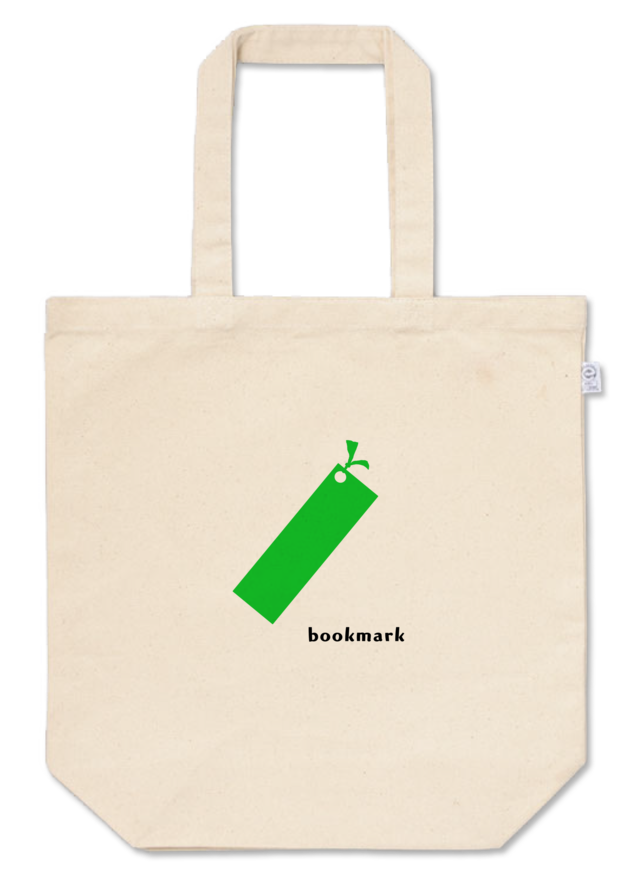 トートバッグ「bookmark」