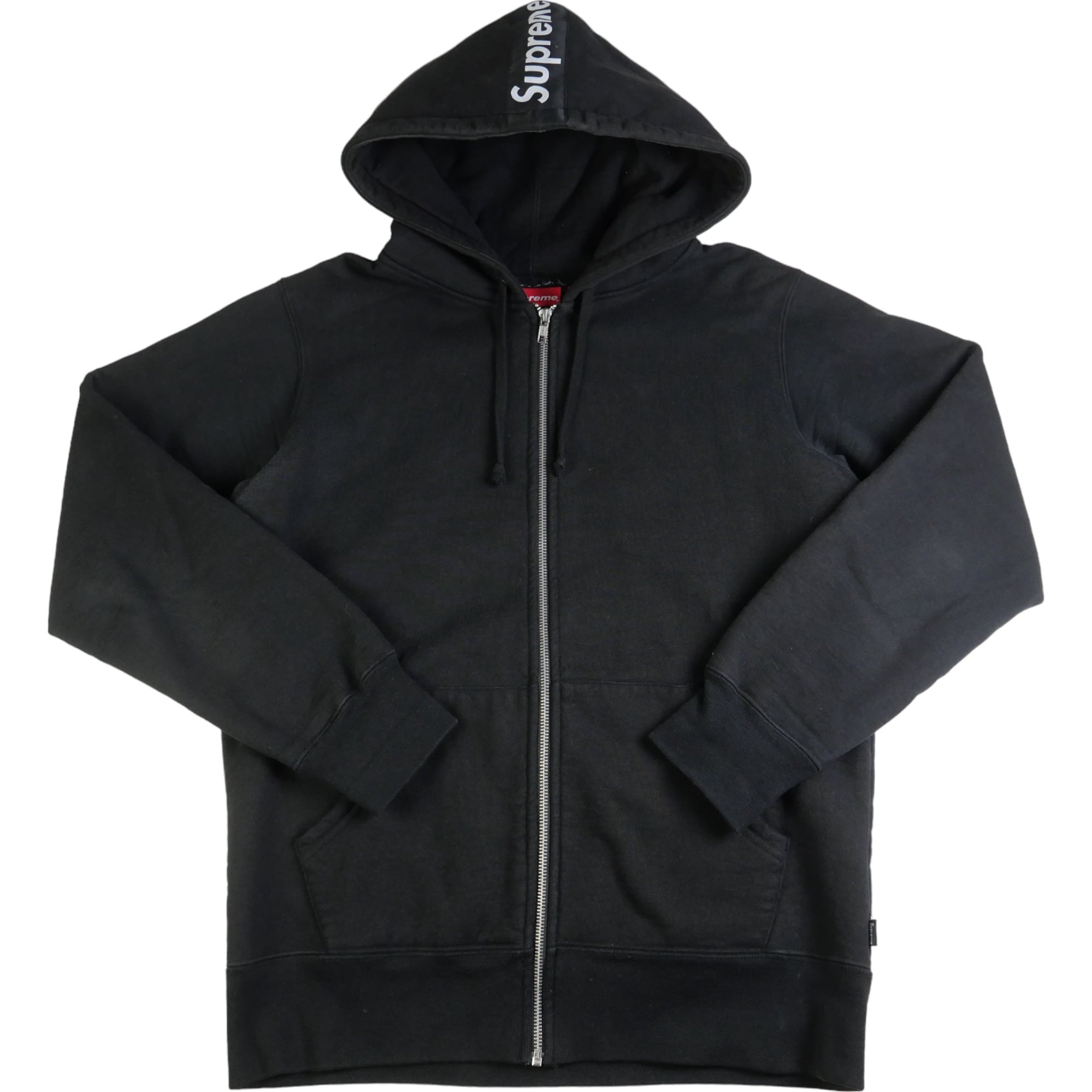 supreme 14AW Supreme tape logo zip up 美品