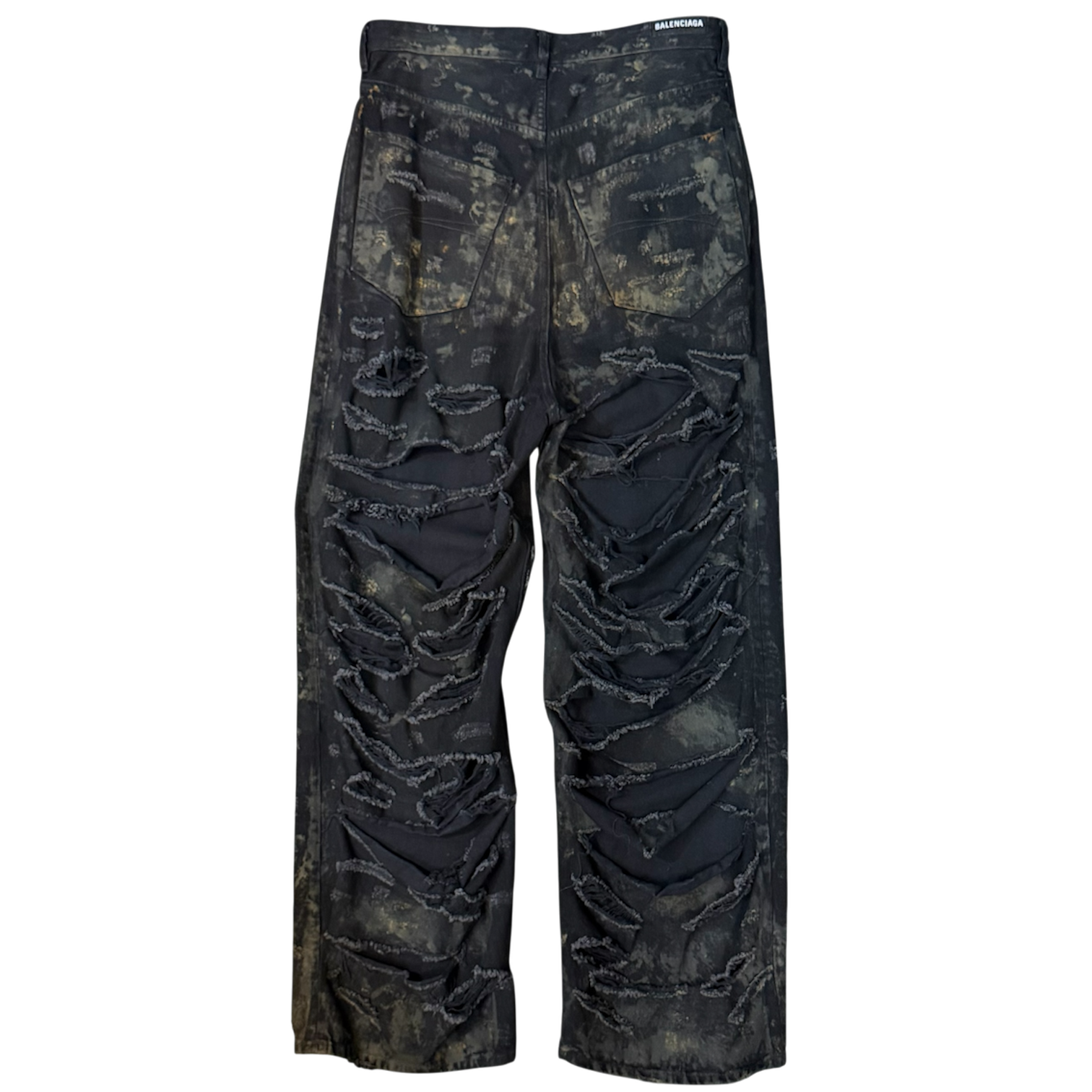 BALENCIAGA 23SS Super Destroyed Baggy Pants