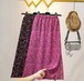 【大きいサイズL-4XL】【秋冬新作】ファッションスカート♪ブラック/ローズピンク2色展開◆#schomm-212867
