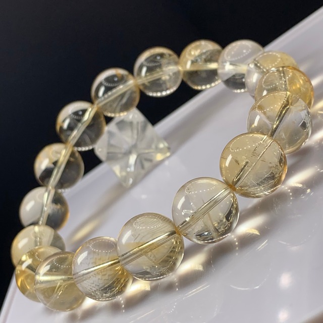 非加熱✩天然シトリンブレスレット