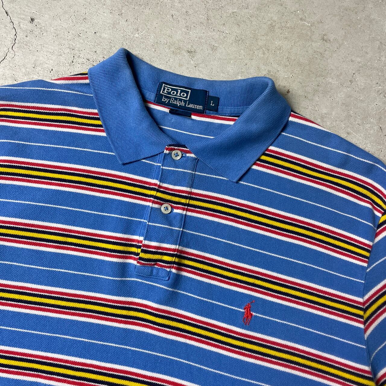 Polo by Ralph Lauren オールドラルフローレン 鹿の子 ボーダー