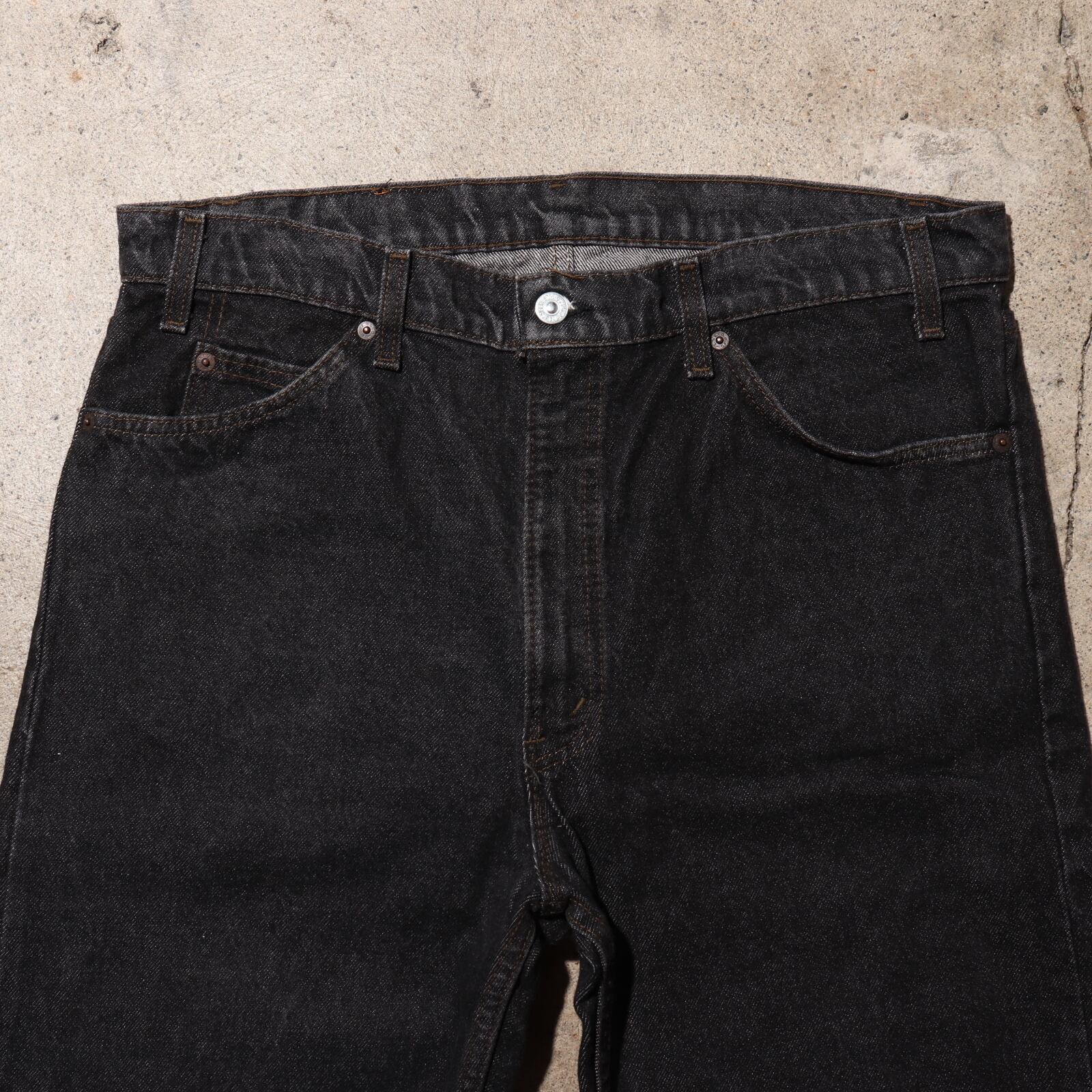 極美品 38×30 先染め 505 USA Levi