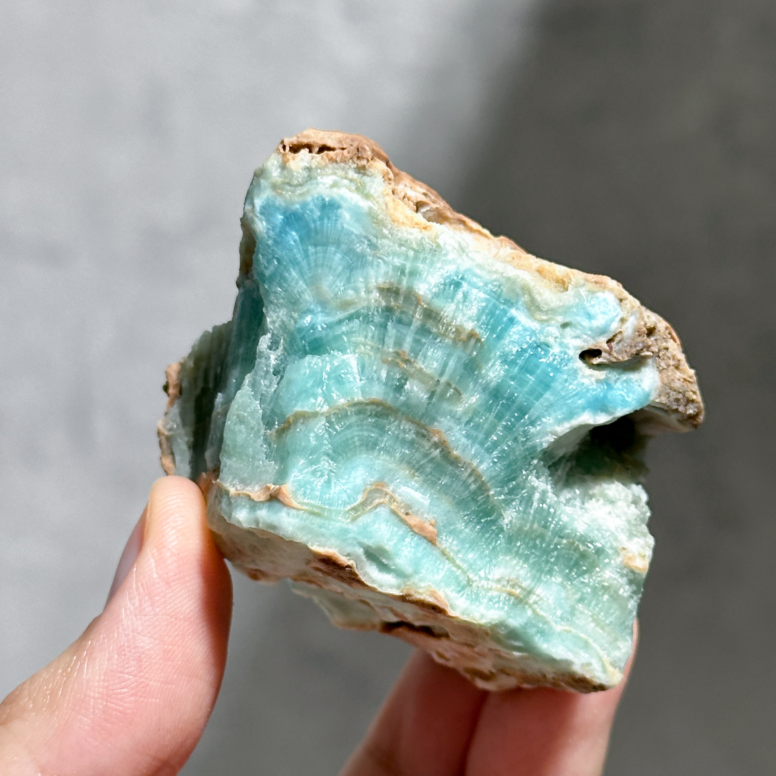 ブルーアラゴナイト 原石83◇ Blue Aragonite ◇天然石・鉱物・パワーストーン