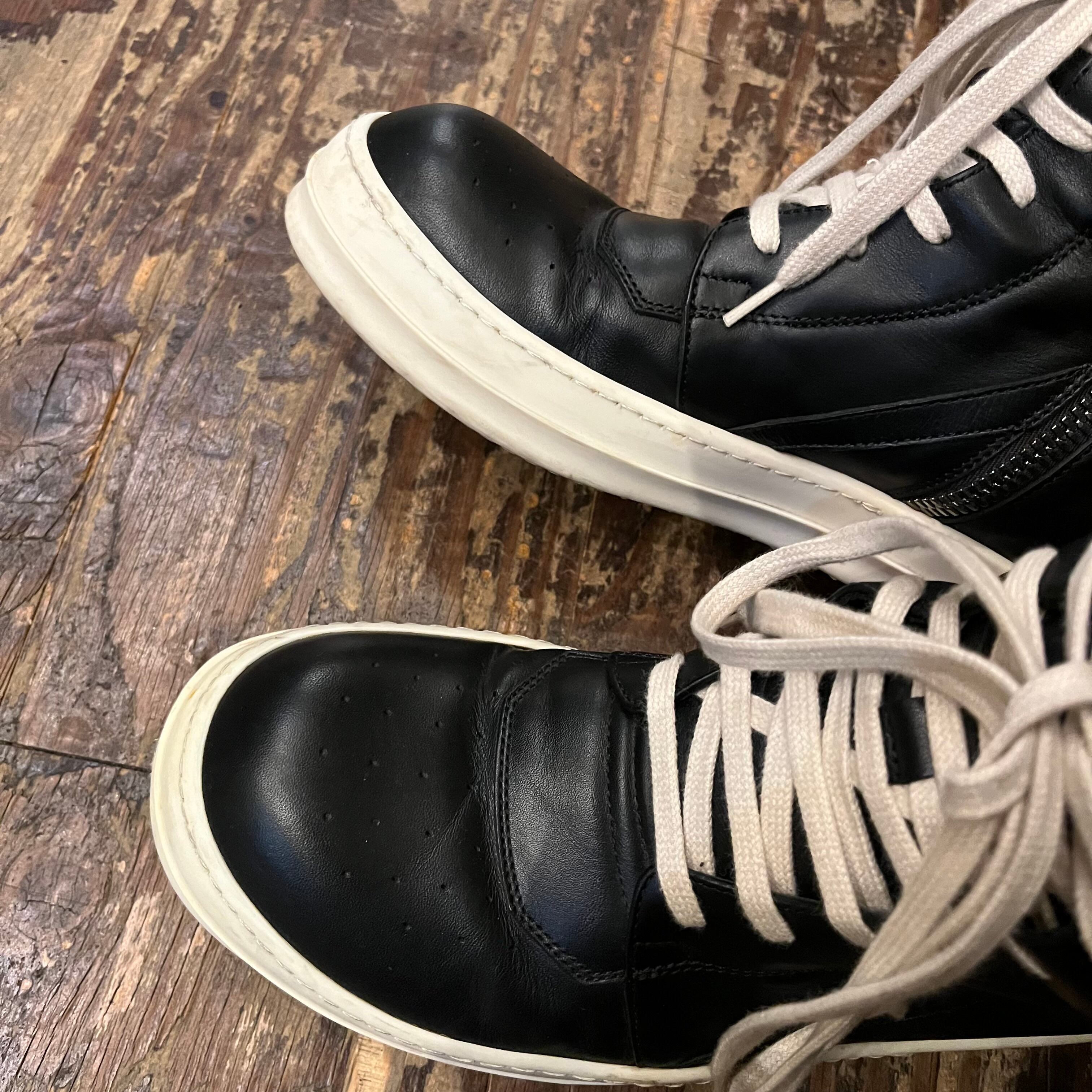 Rick Owens リックオウエンス Geobasket ジオバスケット レザー 