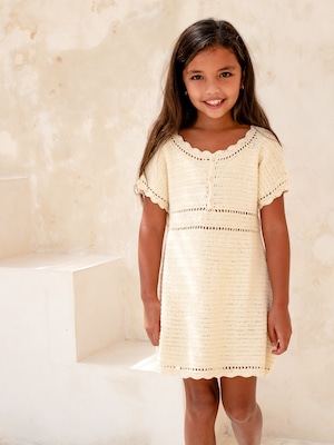 ILLOURA THE LABEL / Crochet Dress(2y,3y,4y,5y)