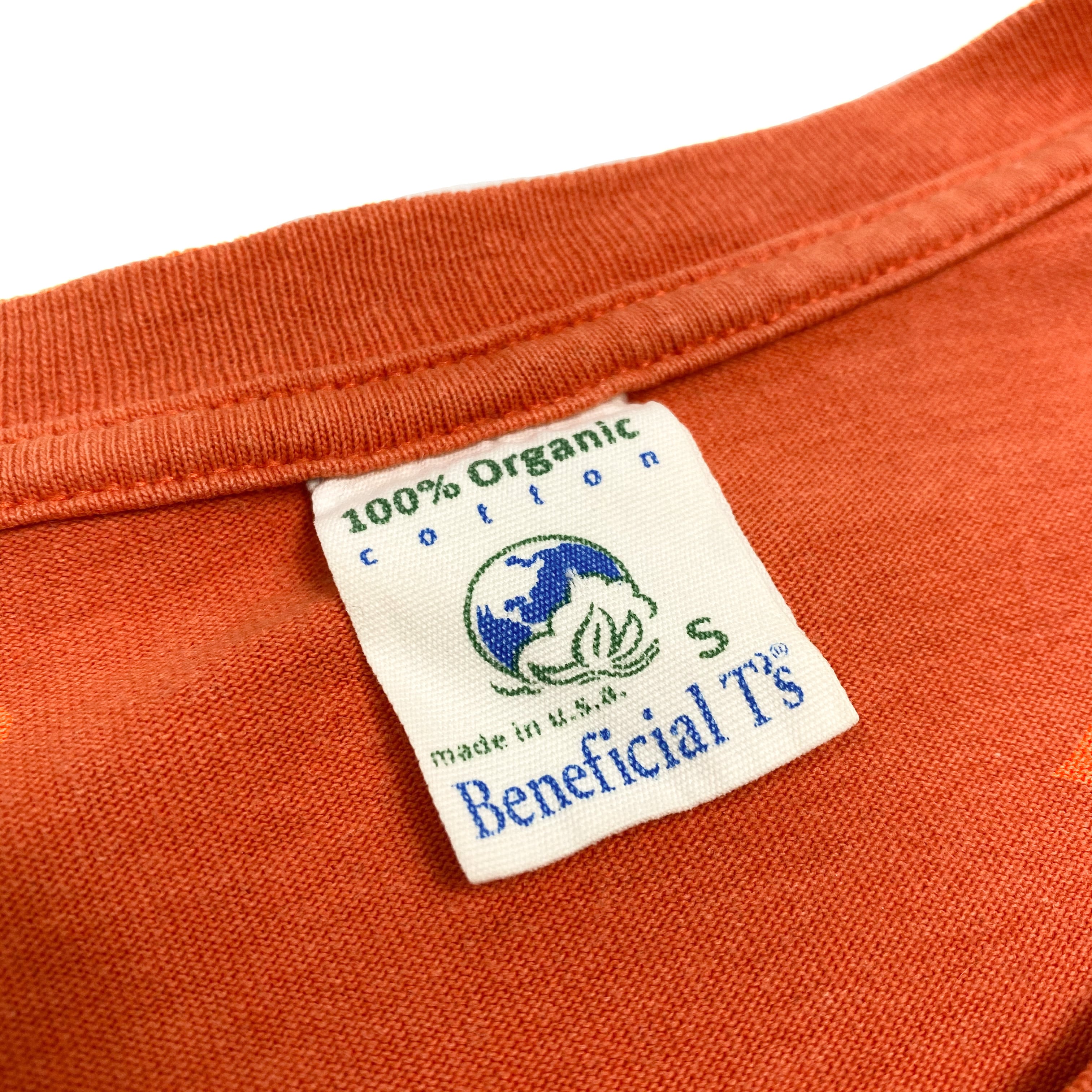 エディーバウアー90s PATAGONIA バックプリント　beneficial ロンT