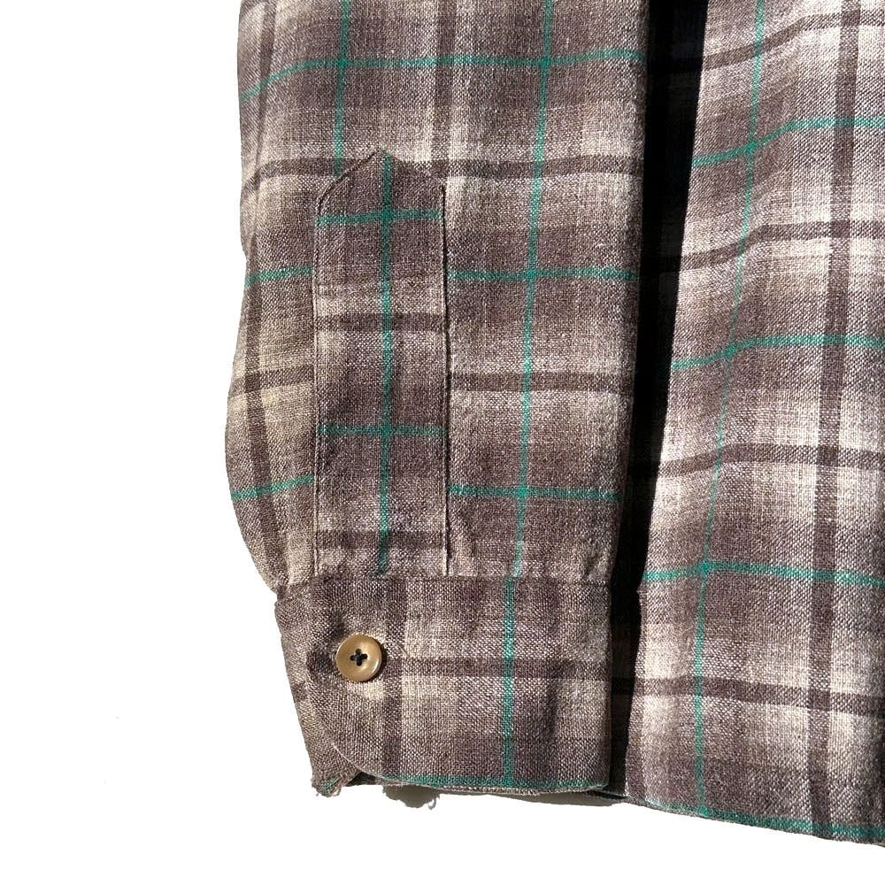 ジャケット・アウター 50s PENDLETON Ombre Check Shirt Jacket 50s PENDLETON Ombre Check Shirt Jacket Pendleton [PENDLETON