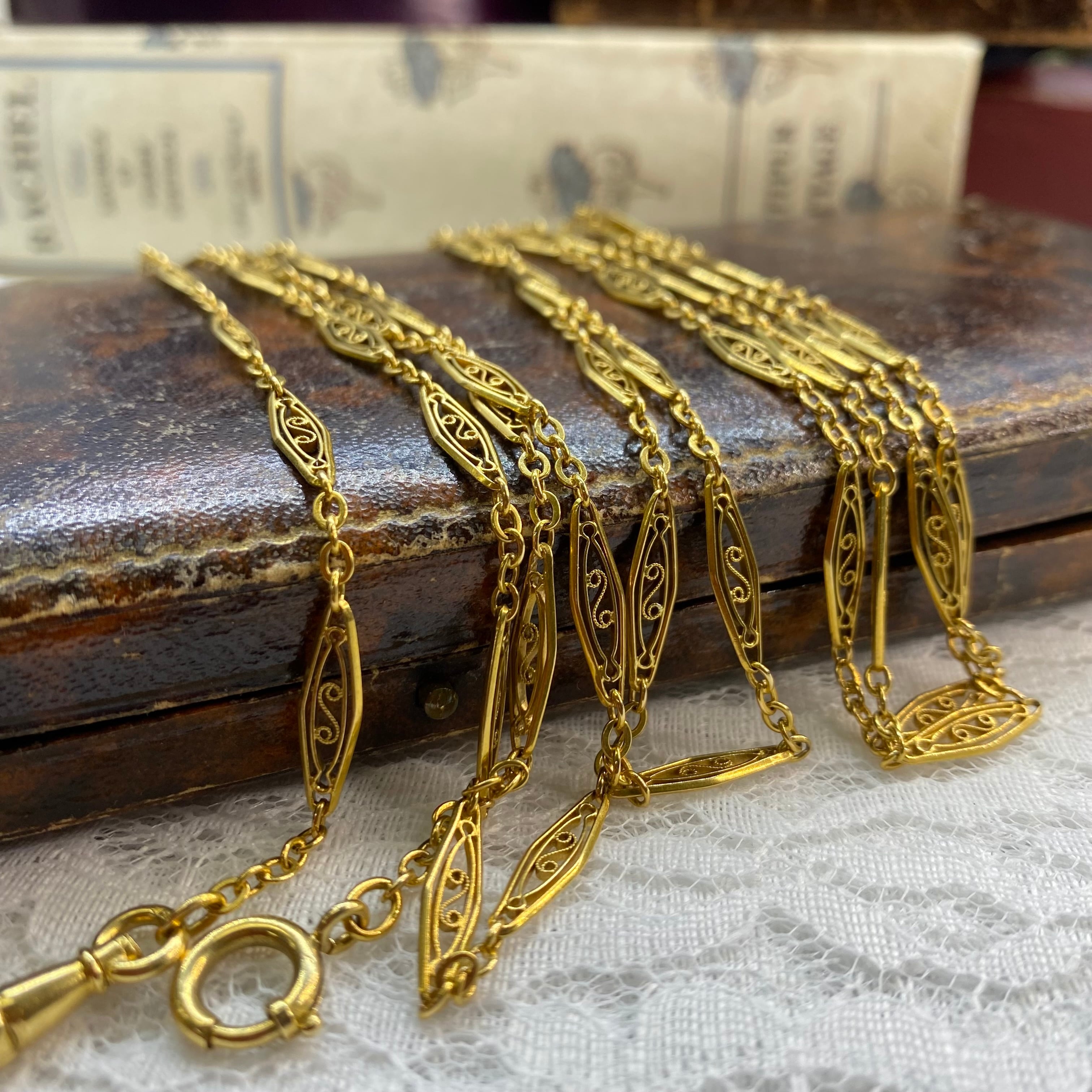 レア オール アンバー 琥珀 コハク ビーズ セミロング ネックレス