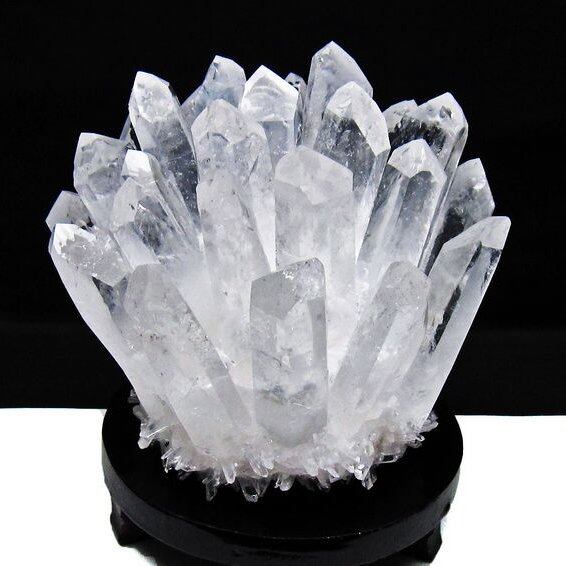 1.7Kg 水晶 クラスター 水晶 原石 台座付属 一点物 182-8374