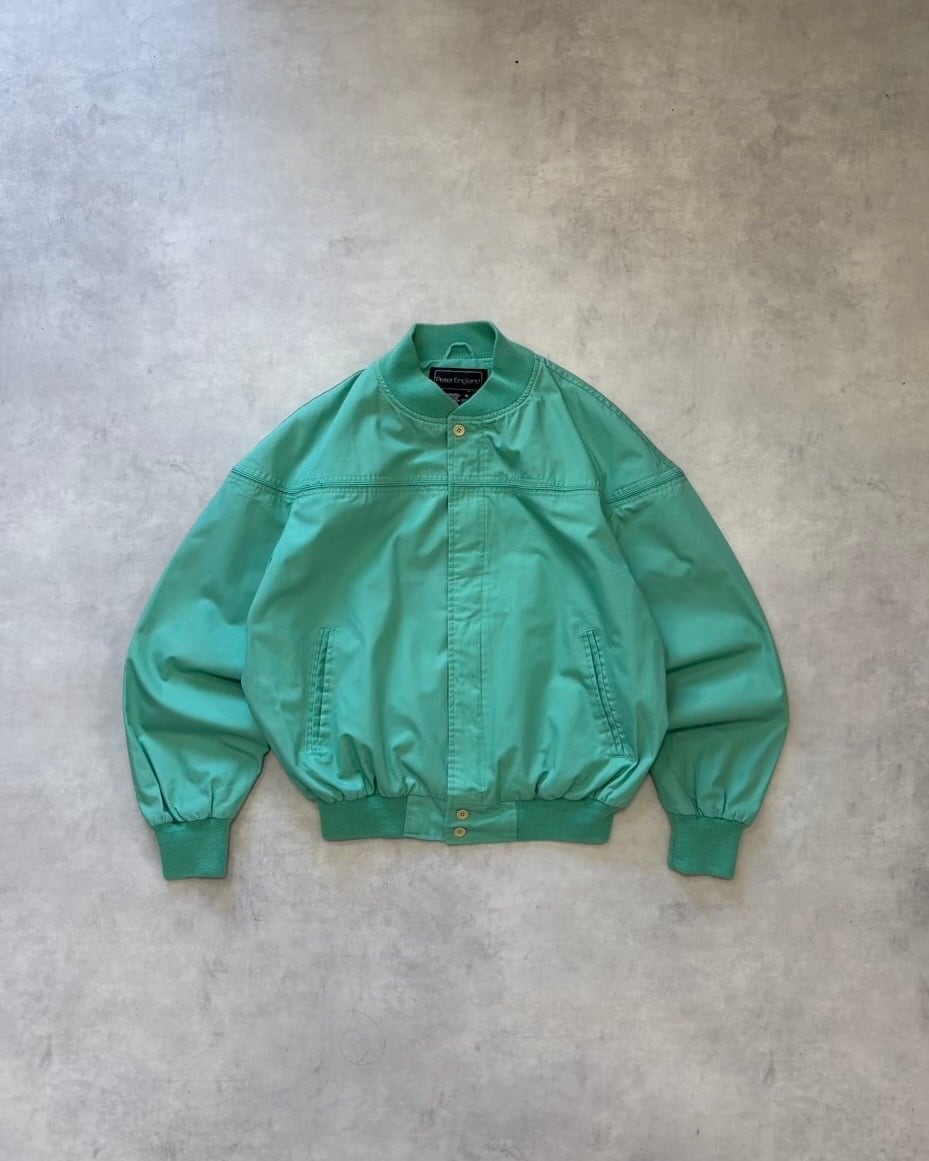 【VINTAGE】1990’s “Peter England” Mint Green Cup Shoulder Jacket
