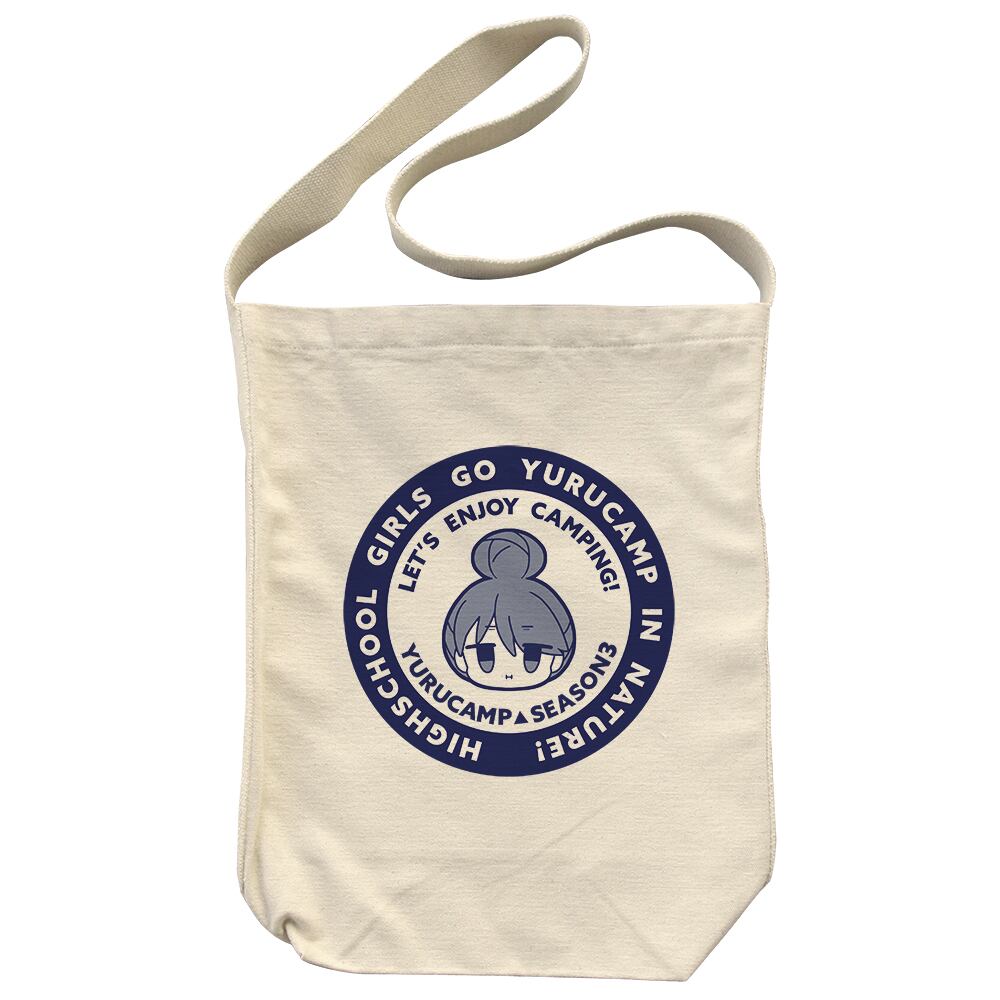 『ゆるキャン△ SEASON3』 志摩リン フェイス ショルダートート/NATURAL