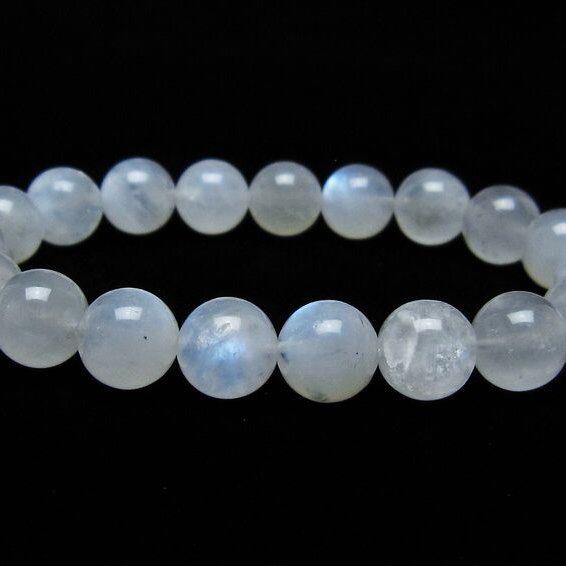 ムーンストーン ブレスレット 10mm 一点物 メール便可 [M便 1/10] 111-44856