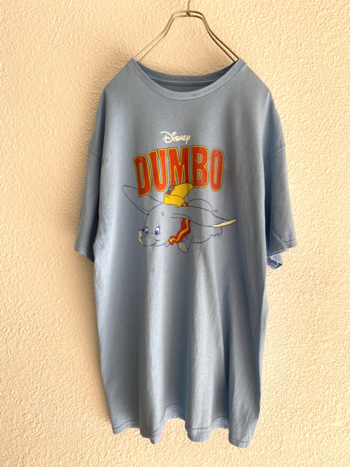 【Disney】DUMBO print tee ダンボ ディズニー US ヴィンテージ オーバーサイズ Tシャツワンピ ALAN