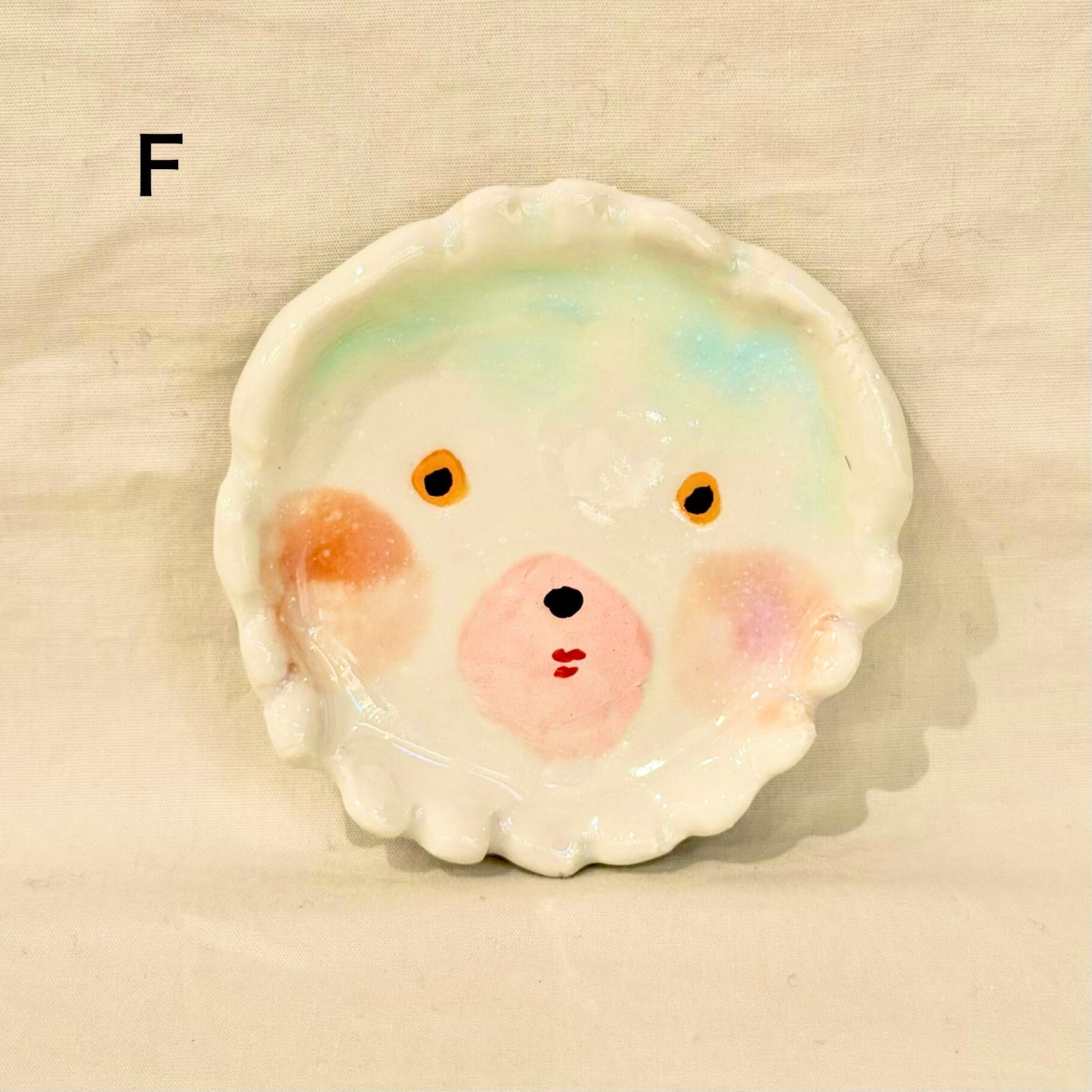 増田光 / くま豆皿【F～J】 | cafe&books bibliotheque ONLINE STORE