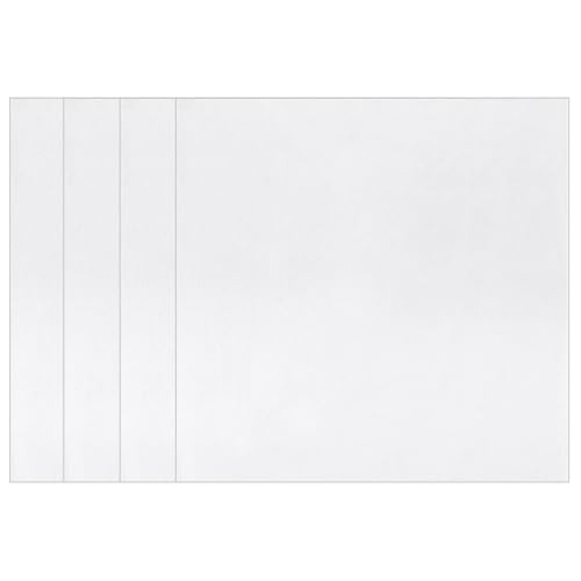 LIANHATA 刺しゅう用水溶性シート 手縫い 刺繍 透明 水に溶ける 転写膜 DIY 手芸用品 ミシン 下絵シート (50*50cm*4枚)