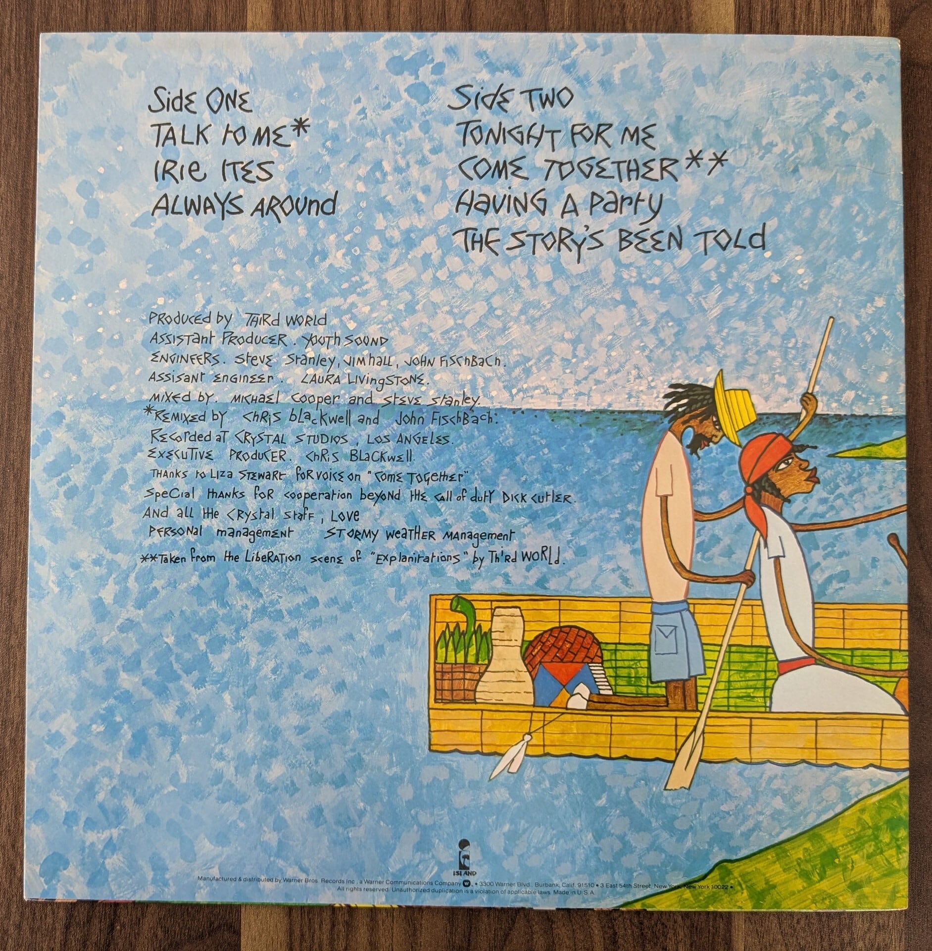 Third World「The Story's Been Told」：LPレコード | 音とこだま