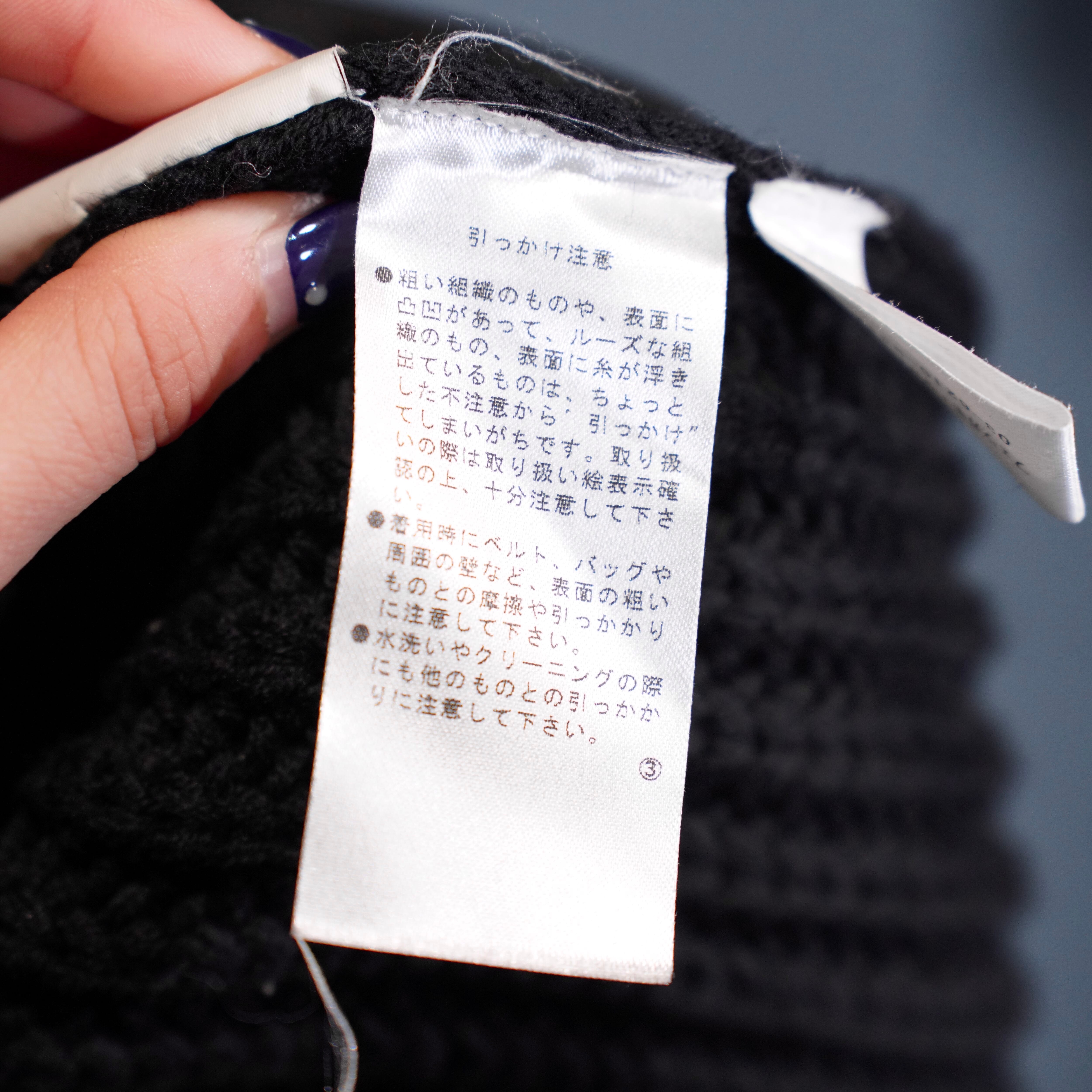 Salvatore Ferragamo WOVEN SWITCHED DESIGN HIGH NECK KNIT MADE IN