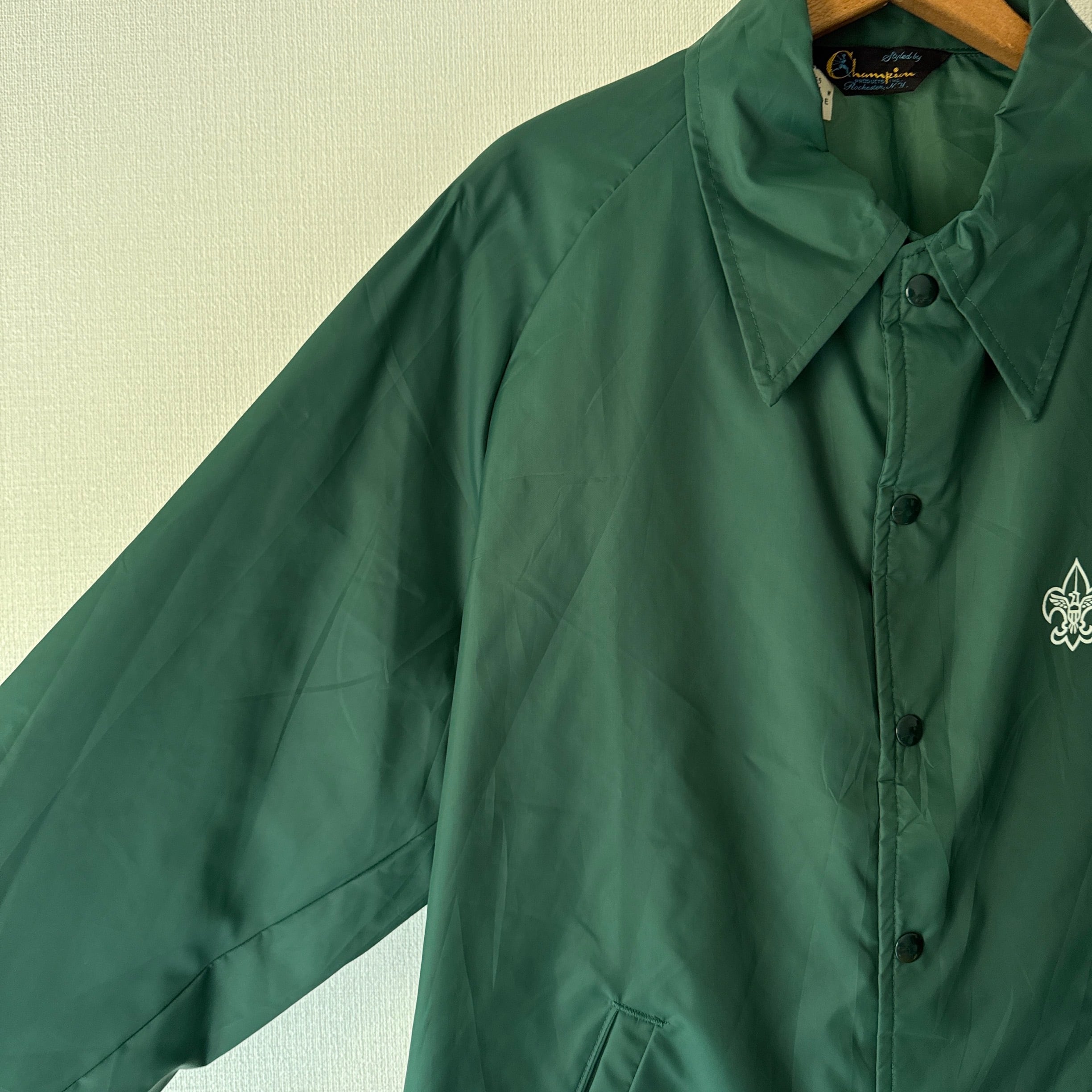 60's~70's Champion Nylon Coach Jacket Made in USA コーチジャケット